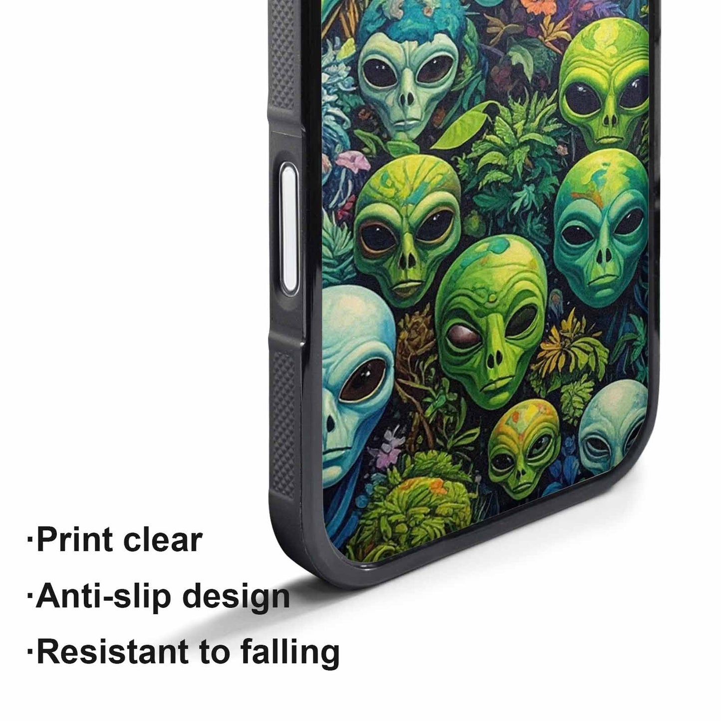 iPhone 17 Air Case — Aliens Pattern Hundreds Of Sma Alien, Custom Made Phone Cover