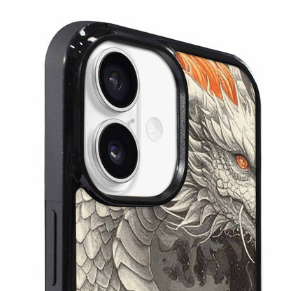 iPhone 17 Case — Retro Dragons Flame Retro Vintage, Custom Art Phone Cover