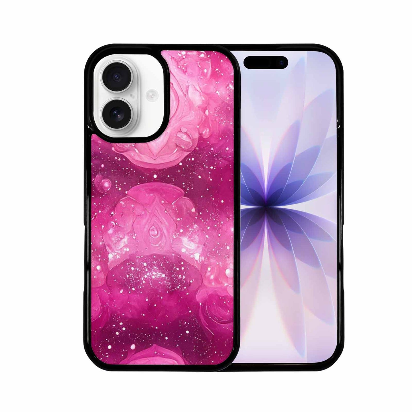 iPhone 17 Case — Galaxy Art Pink Aurora Galaxy Space, Customized Protective Case