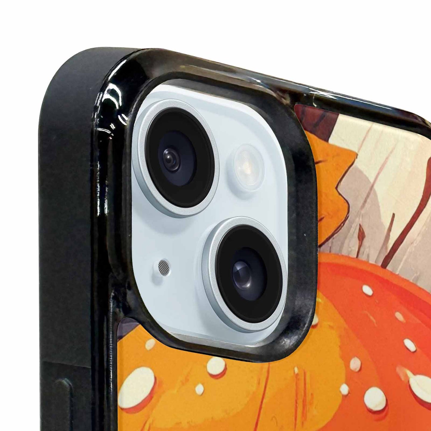iPhone 15 Plus Case — Bold Autumn Mushroom Bold Autumn Mushroom, Personalized Phone Case