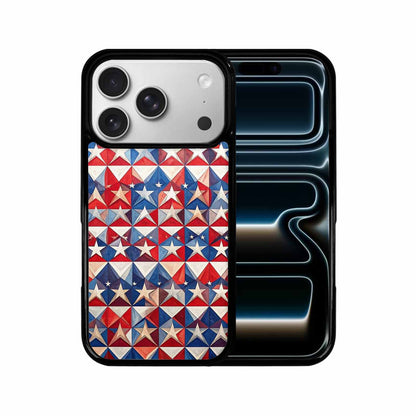 iPhone 17 Pro Case — Small American Flag Stars And Galaxy, Custom Made Phone Cover