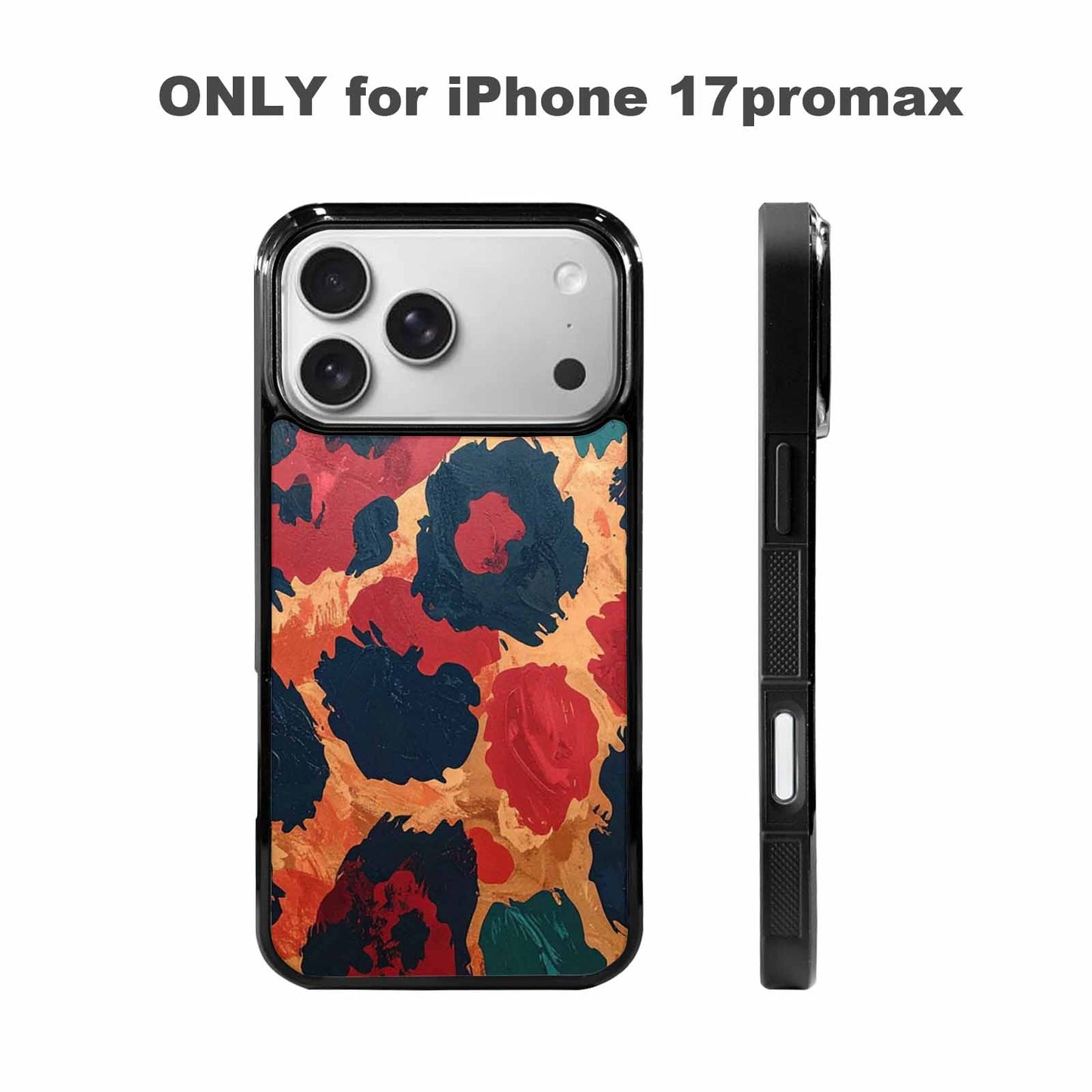 iPhone 17 Pro Max Case — Leopard Wallpaper Print Animal Print, Personalized Phone Case