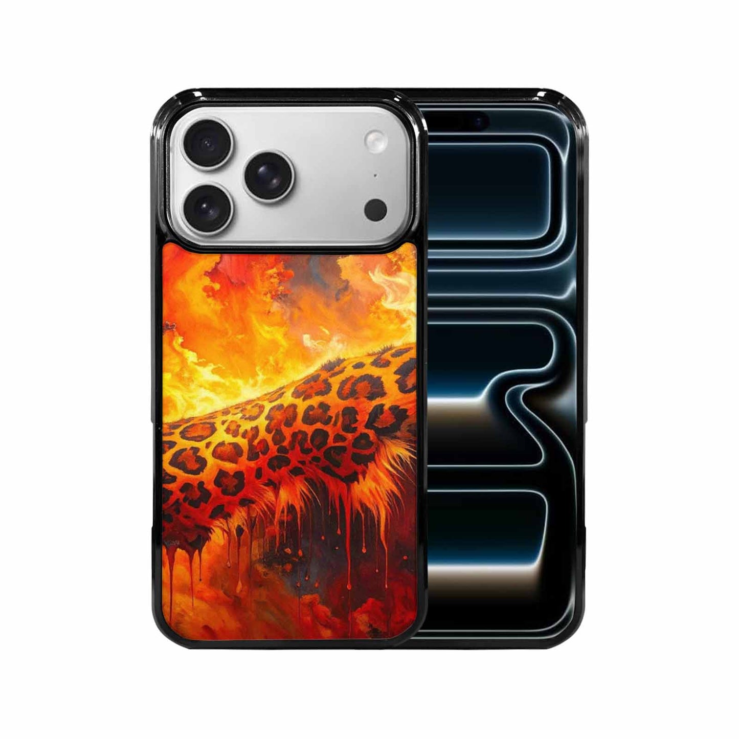 iPhone 17 Pro Max Case — Seamless Repeating Pattern Of Animal Print, Custom Made Phone Cover