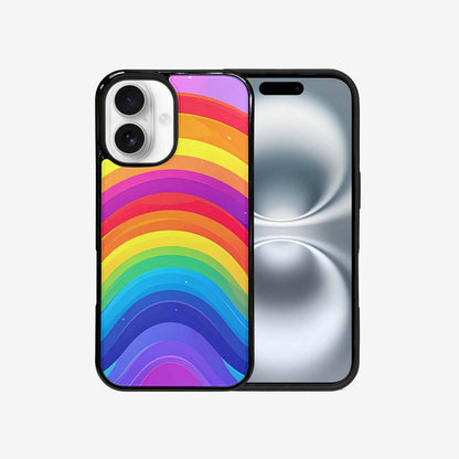 iPhone 16 Case — Rainbow Pride, Custom Art Phone Cover