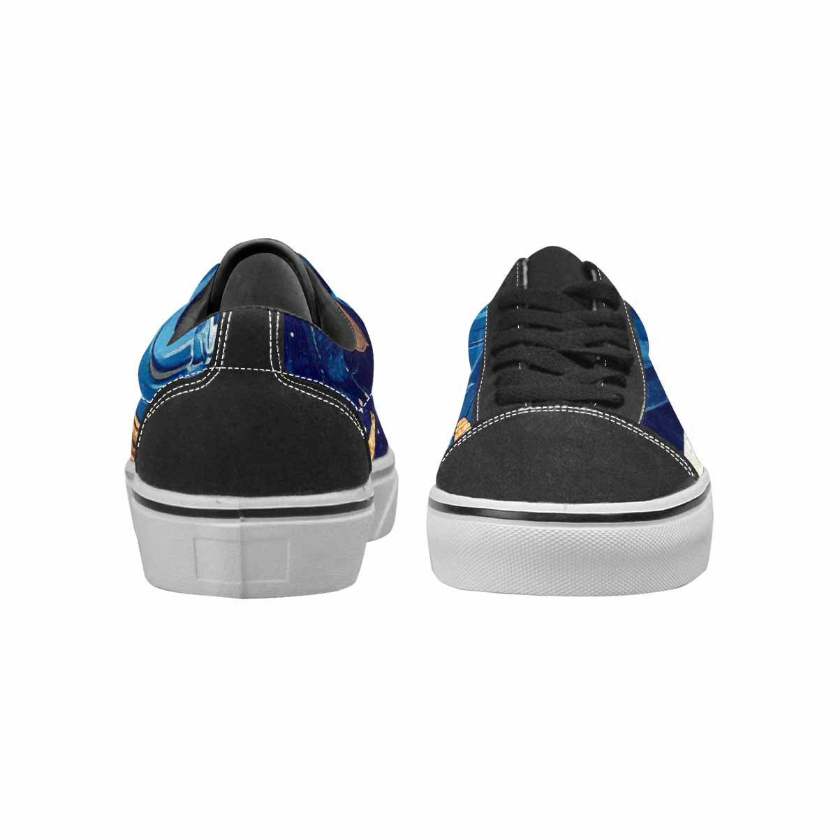 WOMEN'S Ocean Wave Canvas Lace-Up Neon Fantasy Sneakers