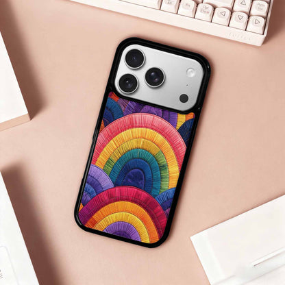 iPhone 17 Pro Case — Vivid Camo Rainbow Arc Camo, Personalized Phone Case
