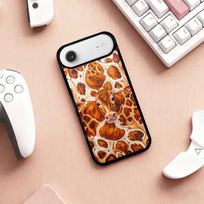 iPhone 17 Air Case — Small Cow Animal Print Skin Animal, Custom Print Case Cover