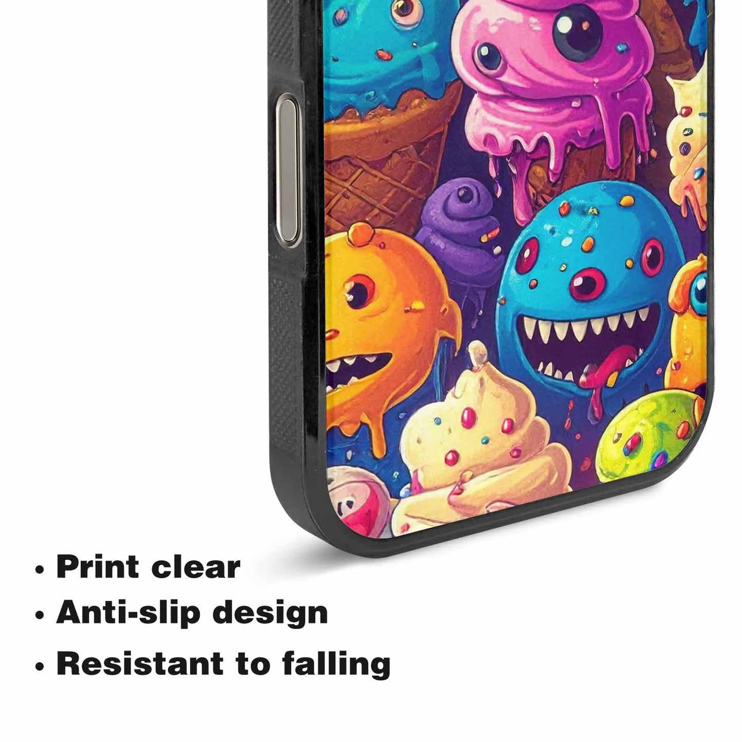 iPhone 16 Pro Max Case — Melting Ice Cream Monster Charac, Personalized Phone Case