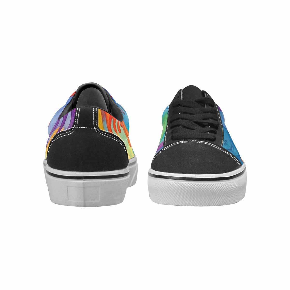 WOMEN'S Aliens  Tie Dye Lace-Up Canvas Dreamcore Shoes