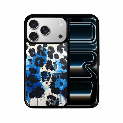 iPhone 17 Pro Case — Animal Print Black Blue Ink Animal, Custom Made Phone Cover