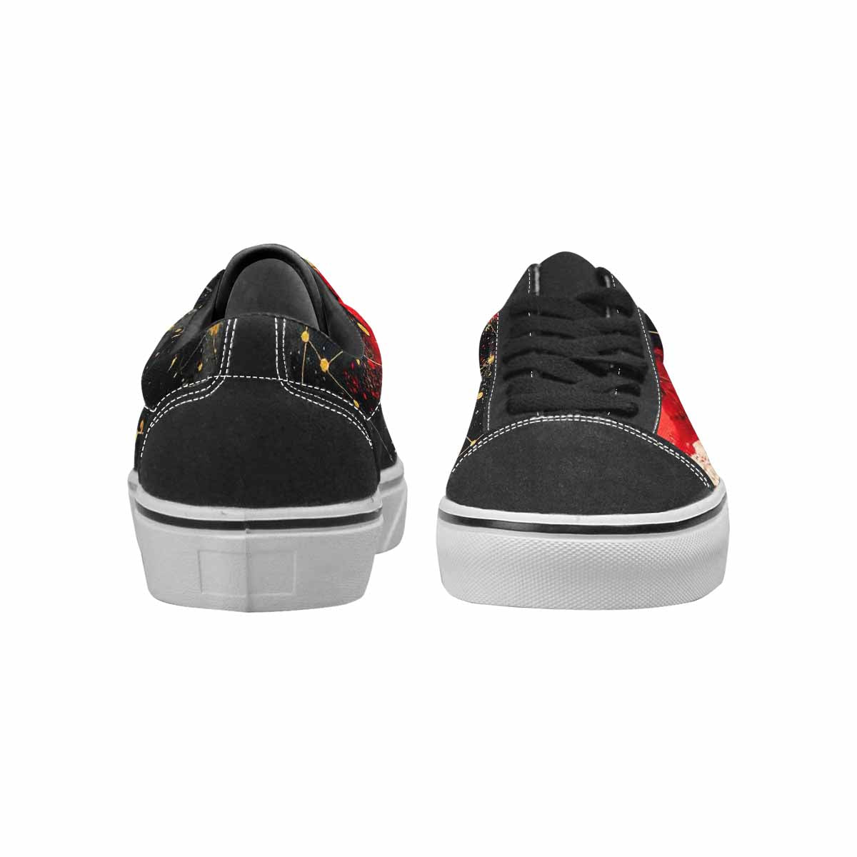 WOMEN'S Zodiac Constellation Lace-Up Canvas Kaleidoscope Sneakers