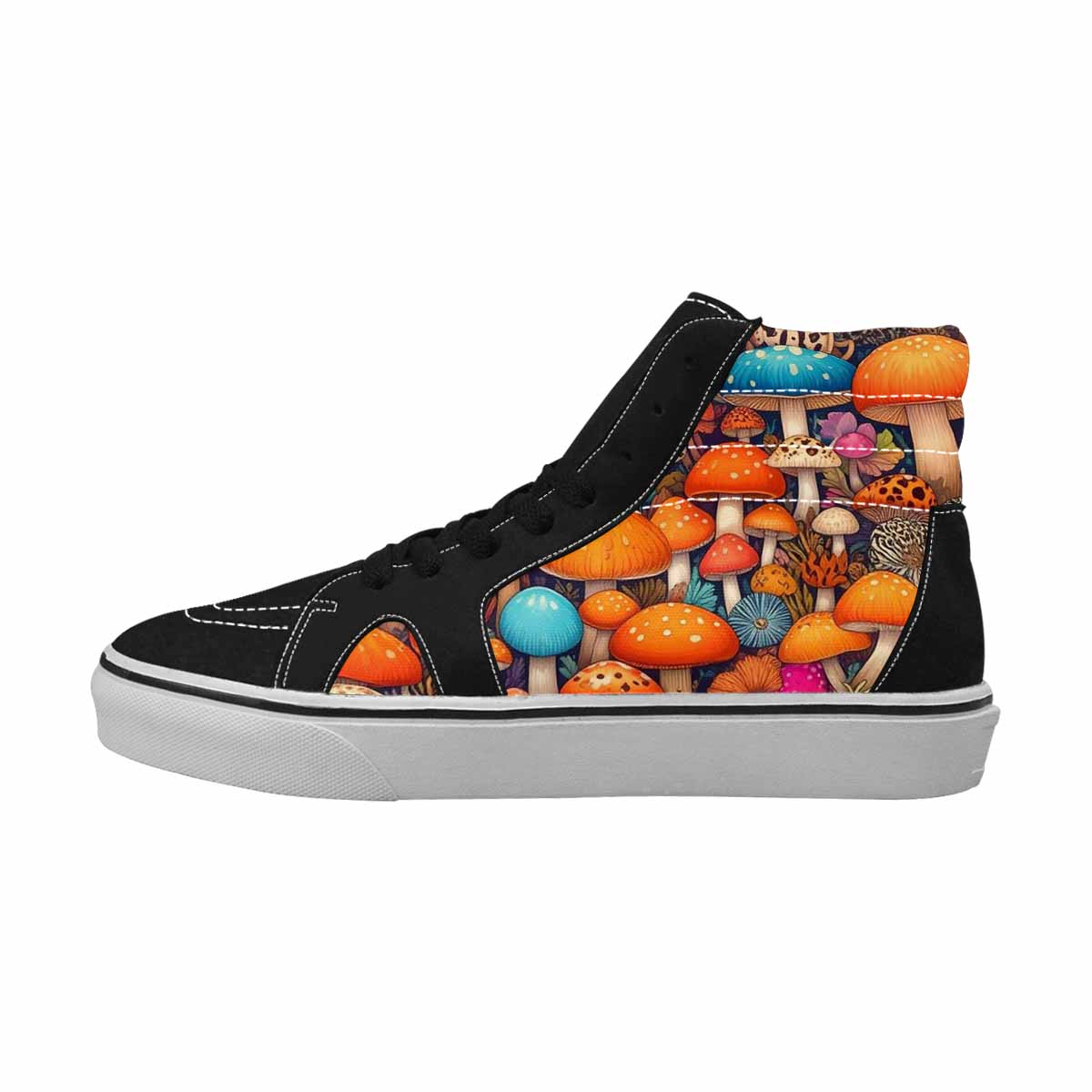 MEN'S Mushrooms High Top Canvas Surreal Shoes