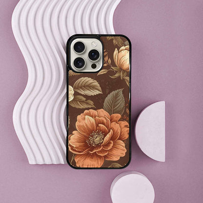 iPhone 16 Pro Max Case — Vintage Botanical Art Pattern, Original Design Phone Case