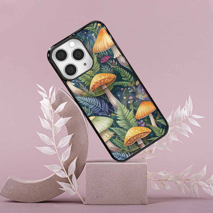 iPhone 15 Pro Max Case — Mushrooms Botanicalmushrooms P, Unique Phone Case Design