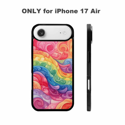 iPhone 17 Air Case — Tie Dye Swirls Tie Dye Tie, Custom Designed Case Cover