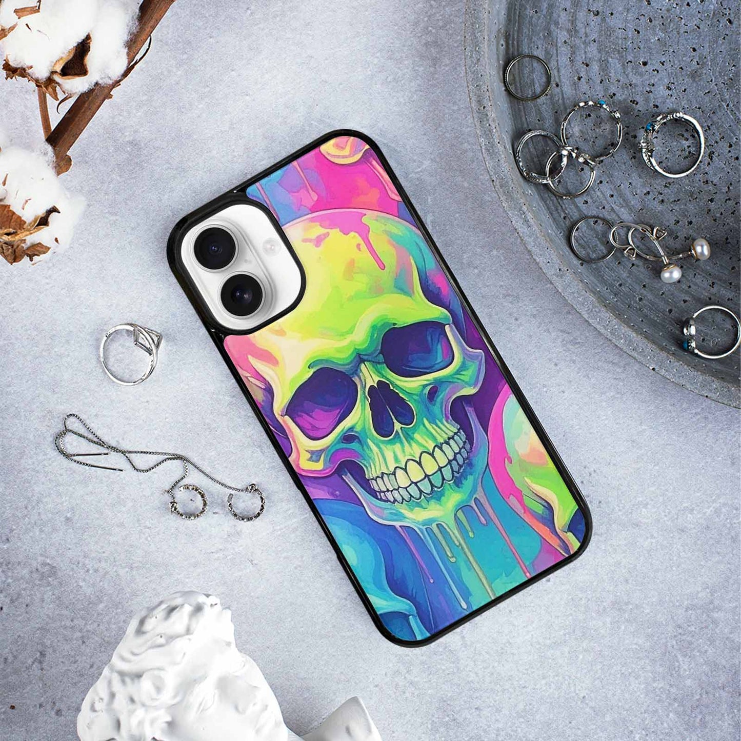 iPhone 16 Plus Case — Hundreds Of Seamless Repeating Pattern Of, Custom Made Phone Cover