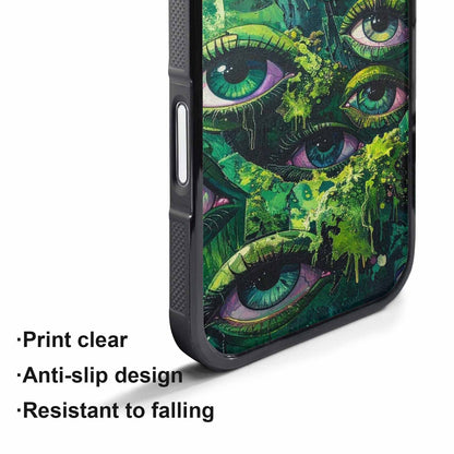 iPhone 17 Pro Max Case — Reptile Eye Cartoon Cute, Custom Printed Phone Case