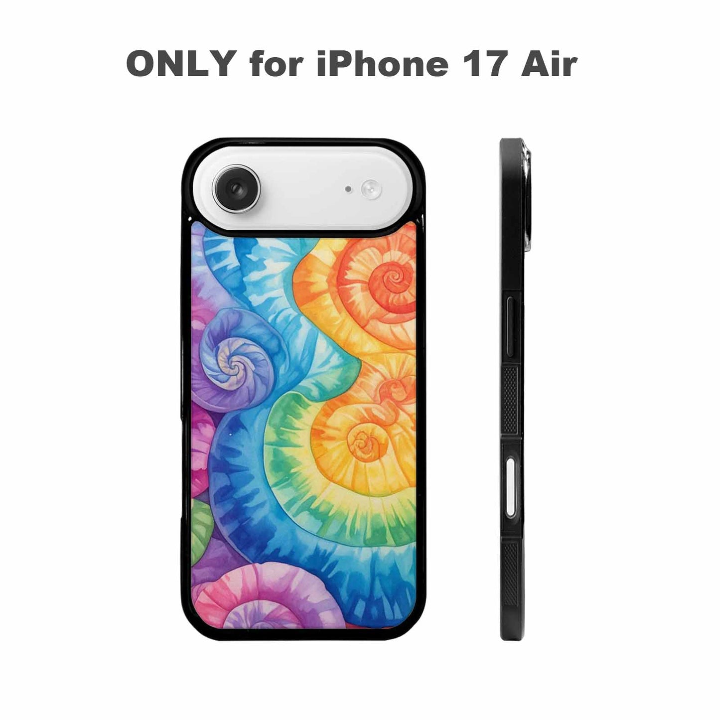 iPhone 17 Air Case — Tie Dye Swirls Tie Dye Tie, Custom Art Phone Cover