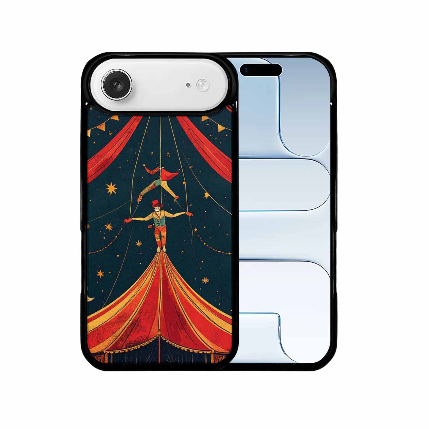 iPhone 17 Air Case — Vintage Circus Art Pattern Retro Vintage, Custom Designed Case Cover