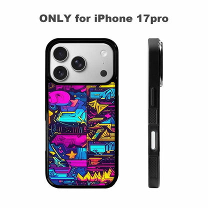 iPhone 17 Pro Case — Retro Motif Retro Motifs Retro Vintage, Custom Phone Case