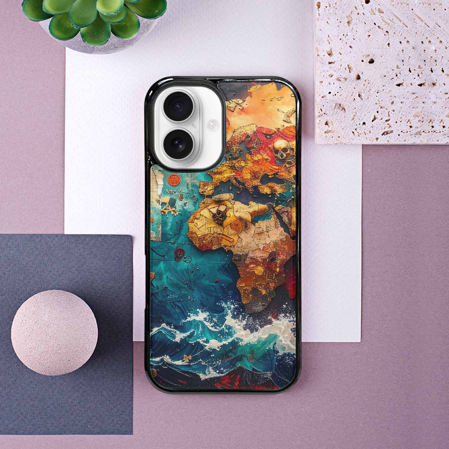 iPhone 16 Case — Pirate Skull Flag Pirate Skull Flag, Original Design Phone Case
