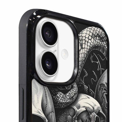iPhone 17 Case — Skull Dark Art Gothic Print Gothic, Custom Print Case Cover