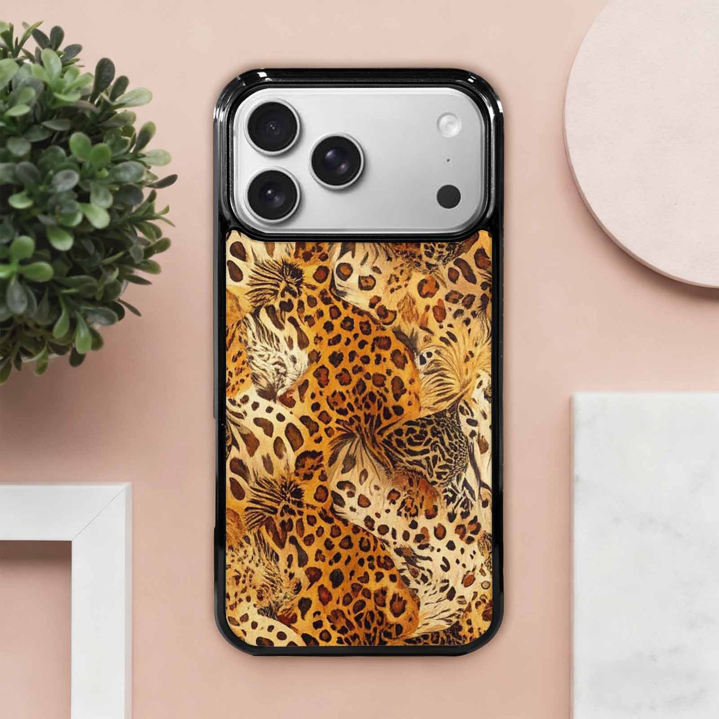 iPhone 17 Pro Max Case — Small Animal Print Pattern, Animal Print, Custom Phone Case