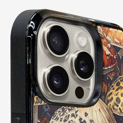iPhone 16 Pro Case — Mushrooms Pattern Hundreds Of, Unique Phone Case Design
