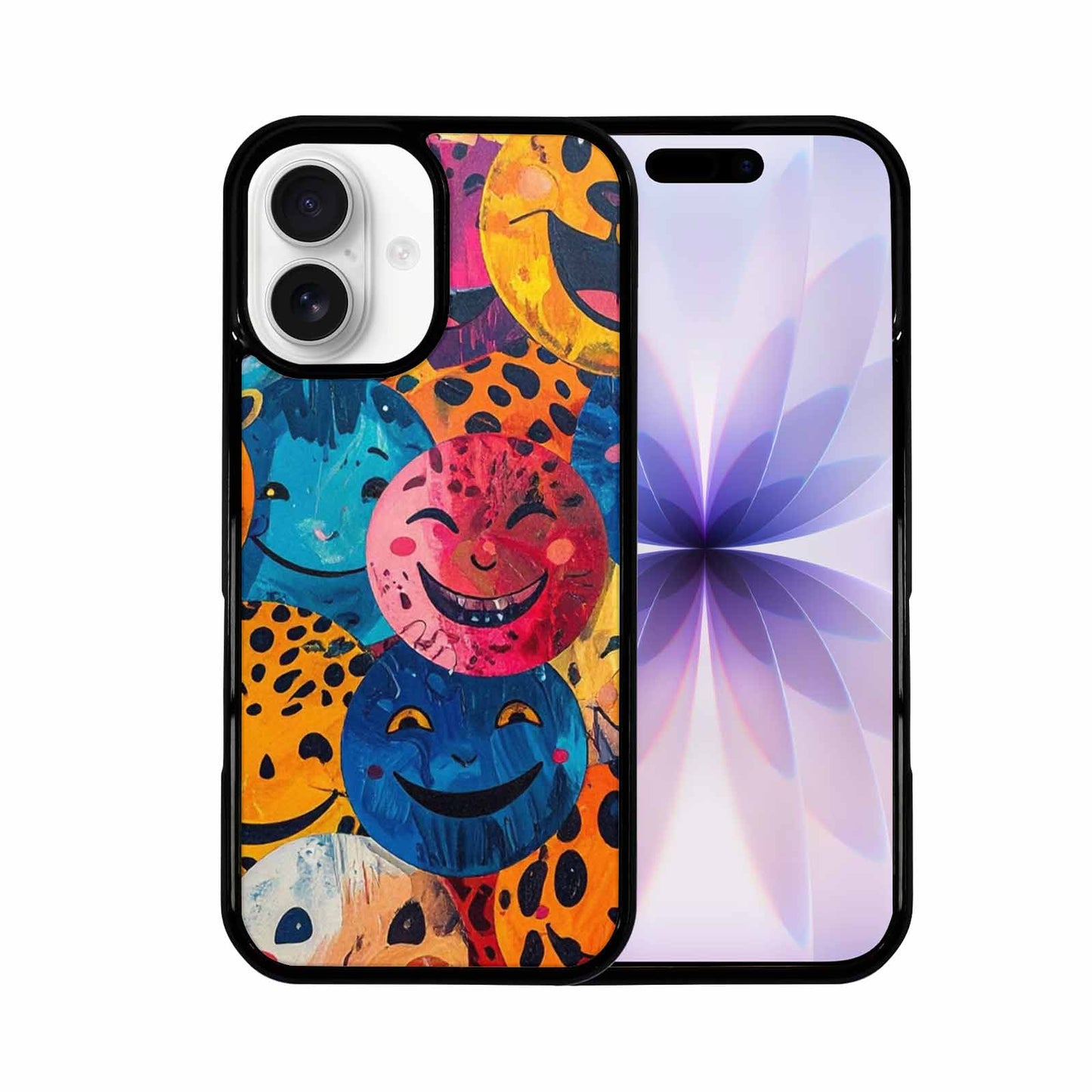 iPhone 17 Case — Smiley Faces Animal Printsmile Animal Print, Unique Phone Case Design
