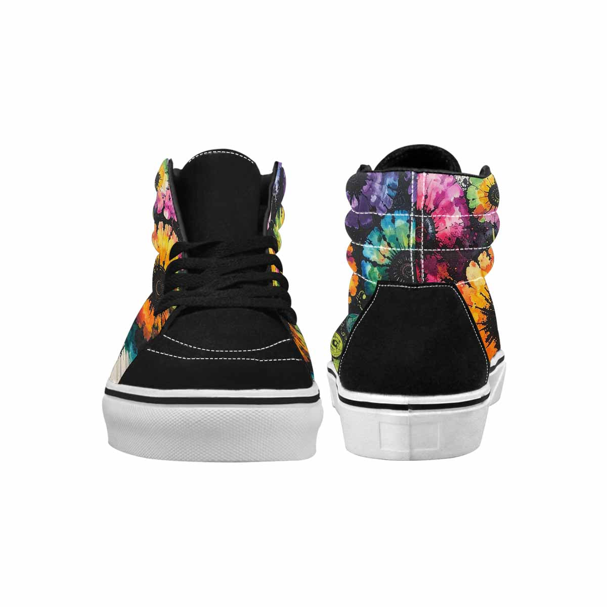 MEN'S Tie High Top Canvas Dark Academia Sneakers