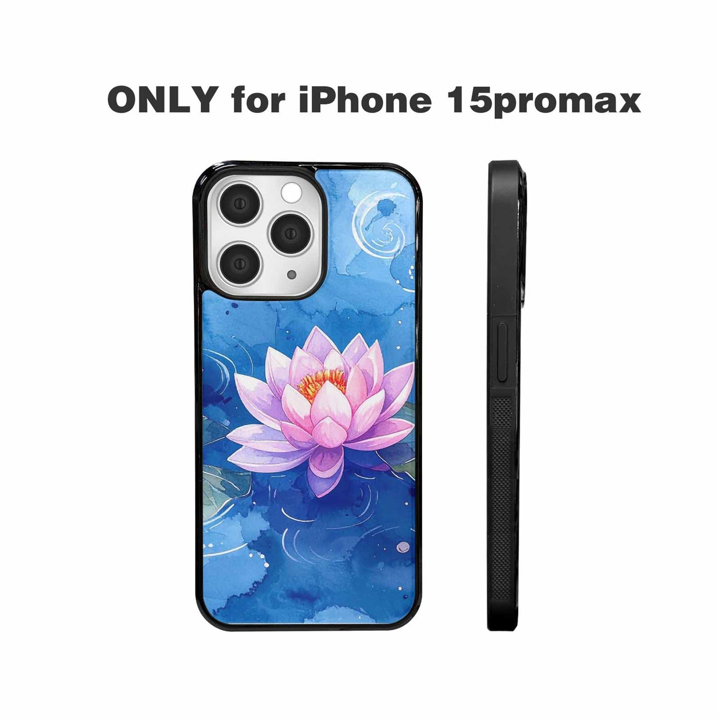 iPhone 15 Pro Max Case — Monet Water Lilies Painting Pattern, Original Design Phone Case