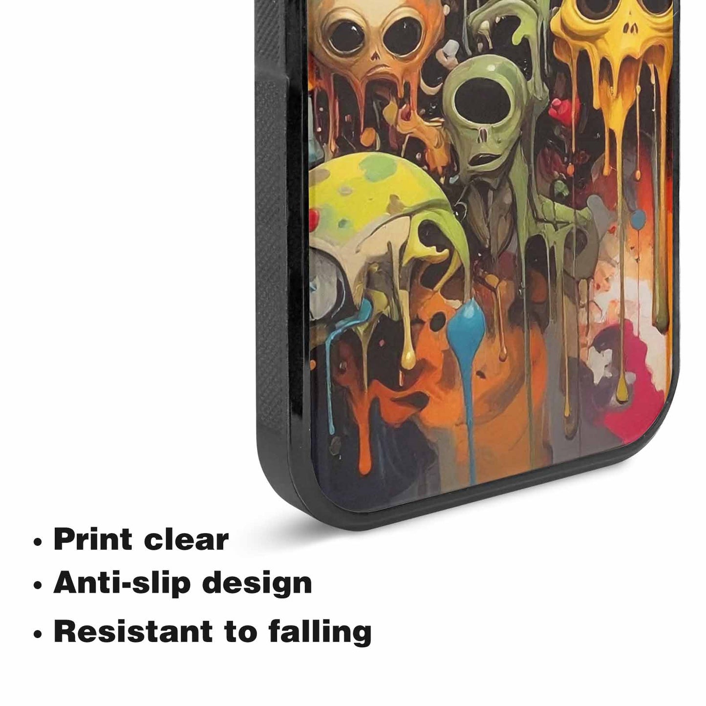 iPhone 15 Plus Case — Aliens Camomelting Aliens Patt, Original Design Phone Case