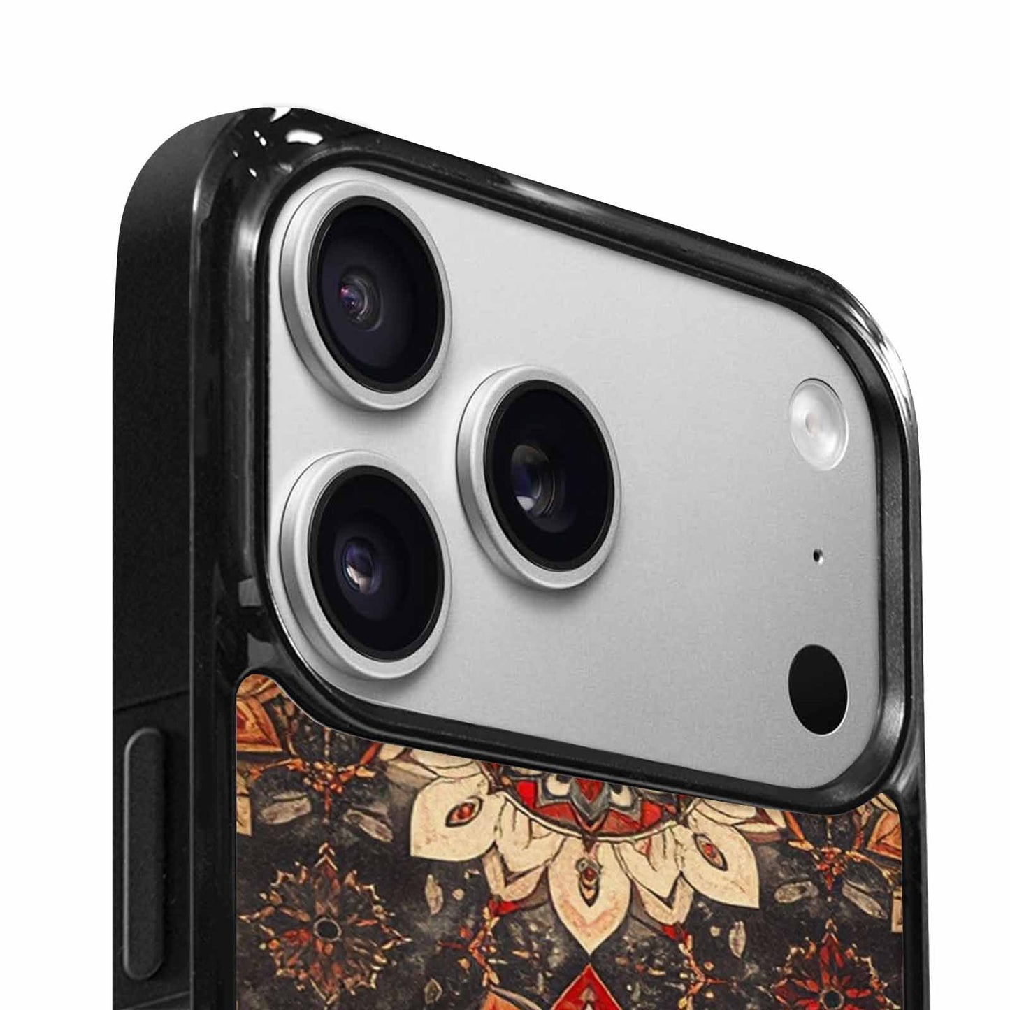 iPhone 17 Pro Case — Small Mandala Pattern Randomly Varying Floral, Personalized Phone Case