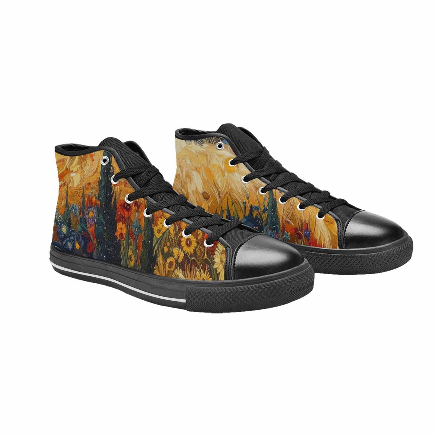 MEN'S Blend All Versions High Top Canvas Dark Academia Custom Sneakers