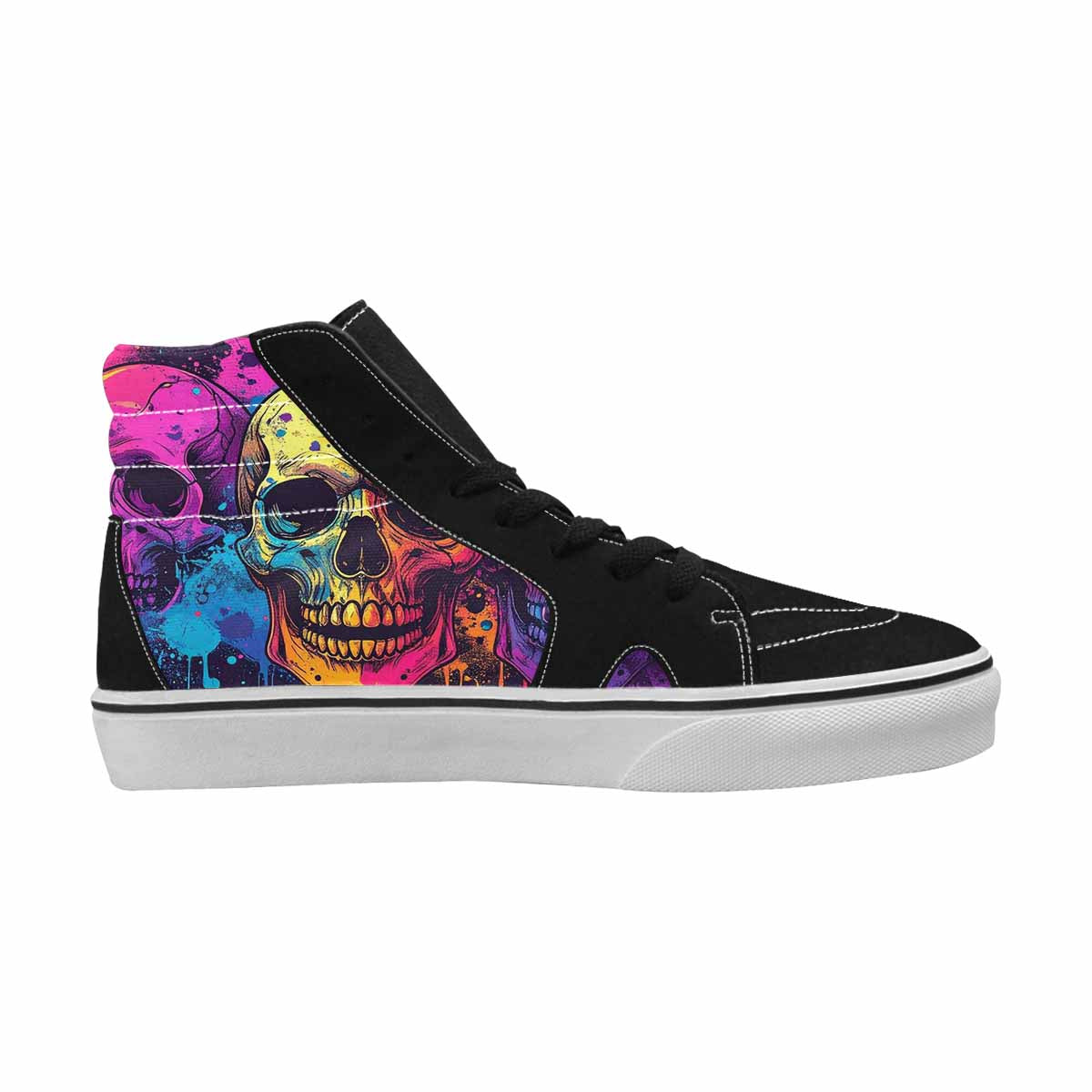 MEN'S Skull Splatter Comic Comic Ferion