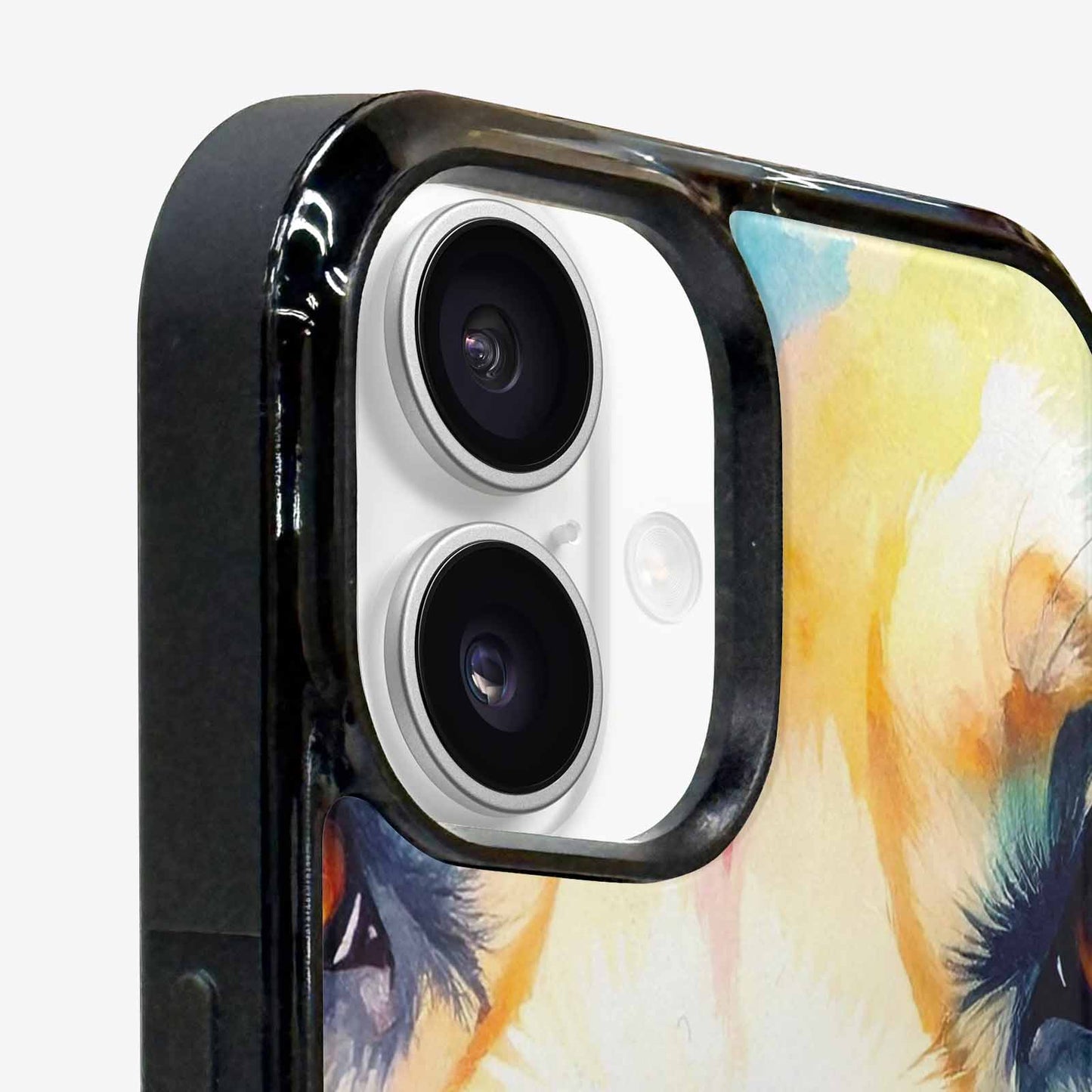 iPhone 16 Plus Case — Golden Retriever Watercolor Art Pattern, Custom Made Phone Cover