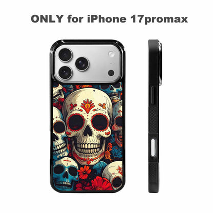 iPhone 17 Pro Max Case — Skull Dark Art Gothic Print Gothic, Custom Art Phone Cover