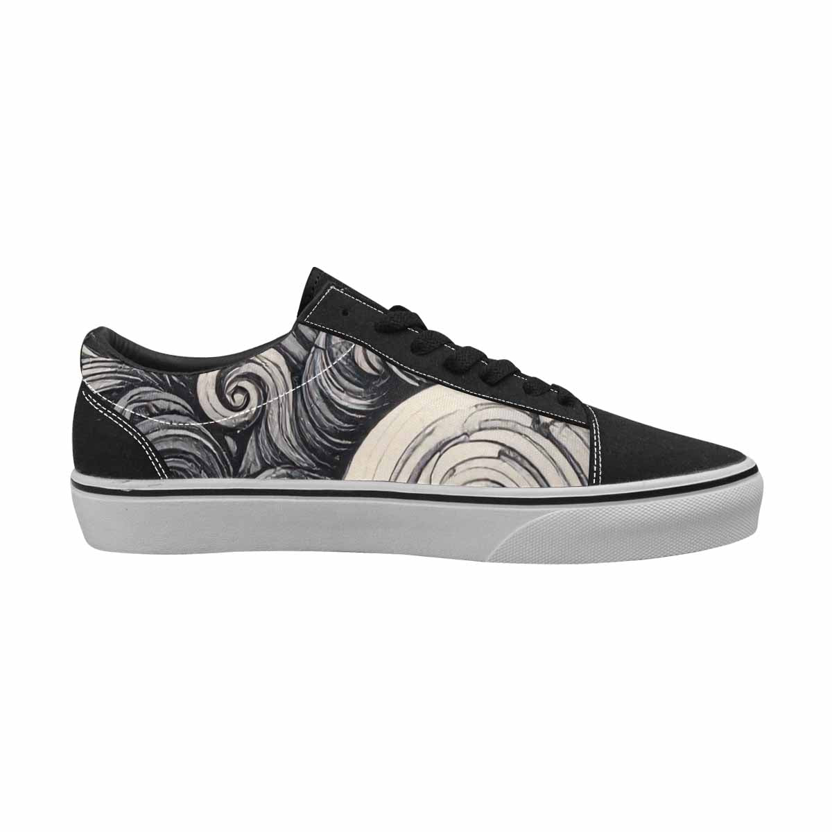 WOMEN'S Tie Lace-Up Canvas Dark Academia Custom Sneakers