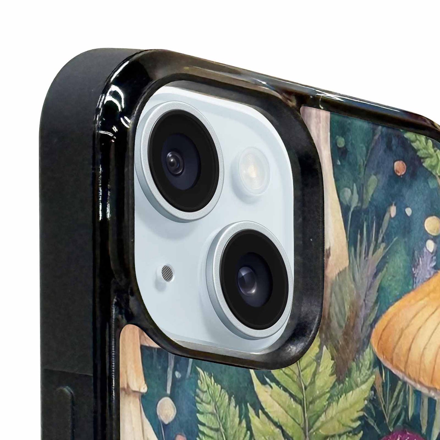 iPhone 15 Plus Case — Mushrooms Botanicalmushrooms P, Custom Phone Case