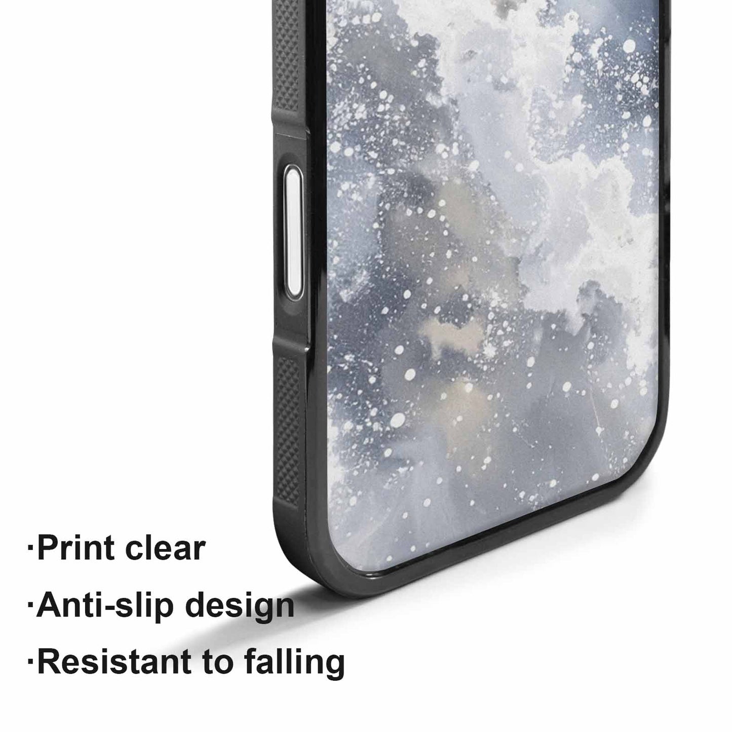 iPhone 17 Case — Galaxy Art Silver White Galaxy Space, Custom Made Phone Cover