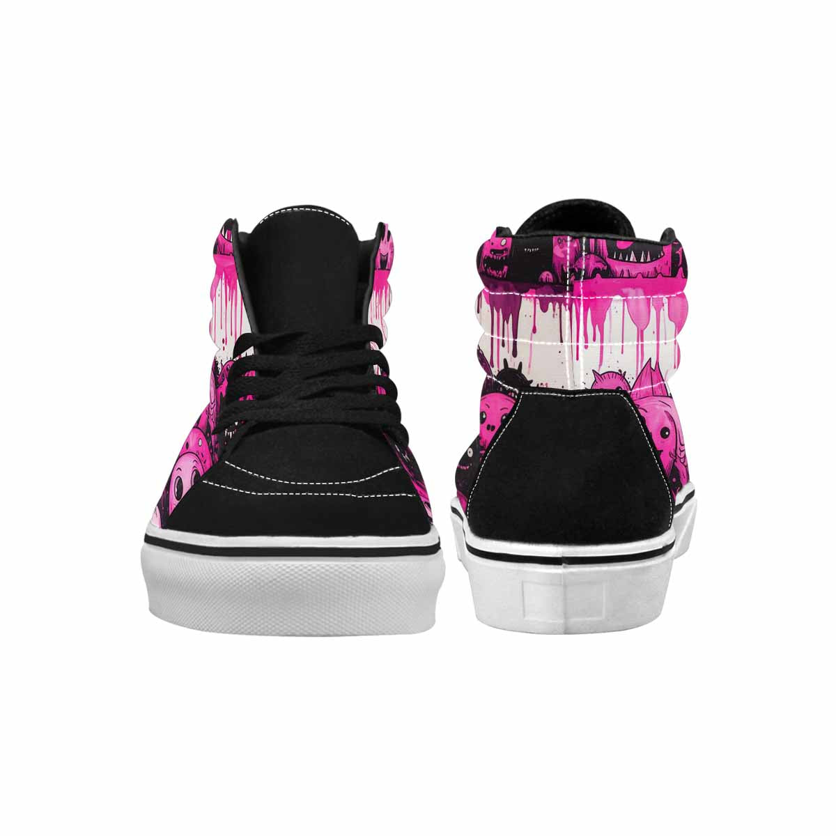 MEN'S Monsters (general) High Top Canvas Vivid Sneakers