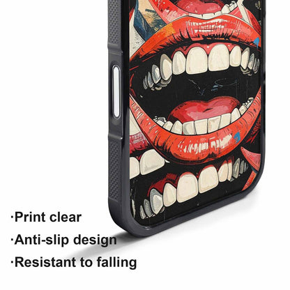 iPhone 17 Pro Case — Seamless Repeating Pattern Of Overlapping Cartoon, Custom Designed Case Cover