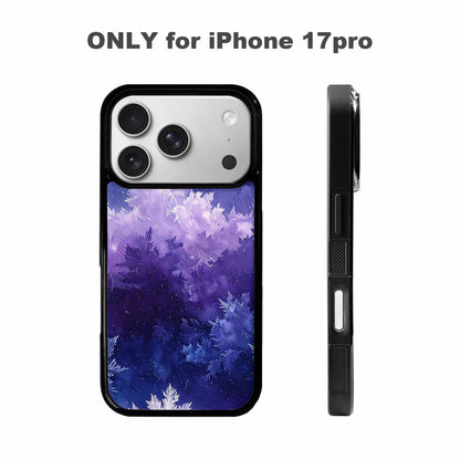 iPhone 17 Pro Case — Seamless Tileable Pattern Of Overlapping Galaxy, Custom Made Phone Cover