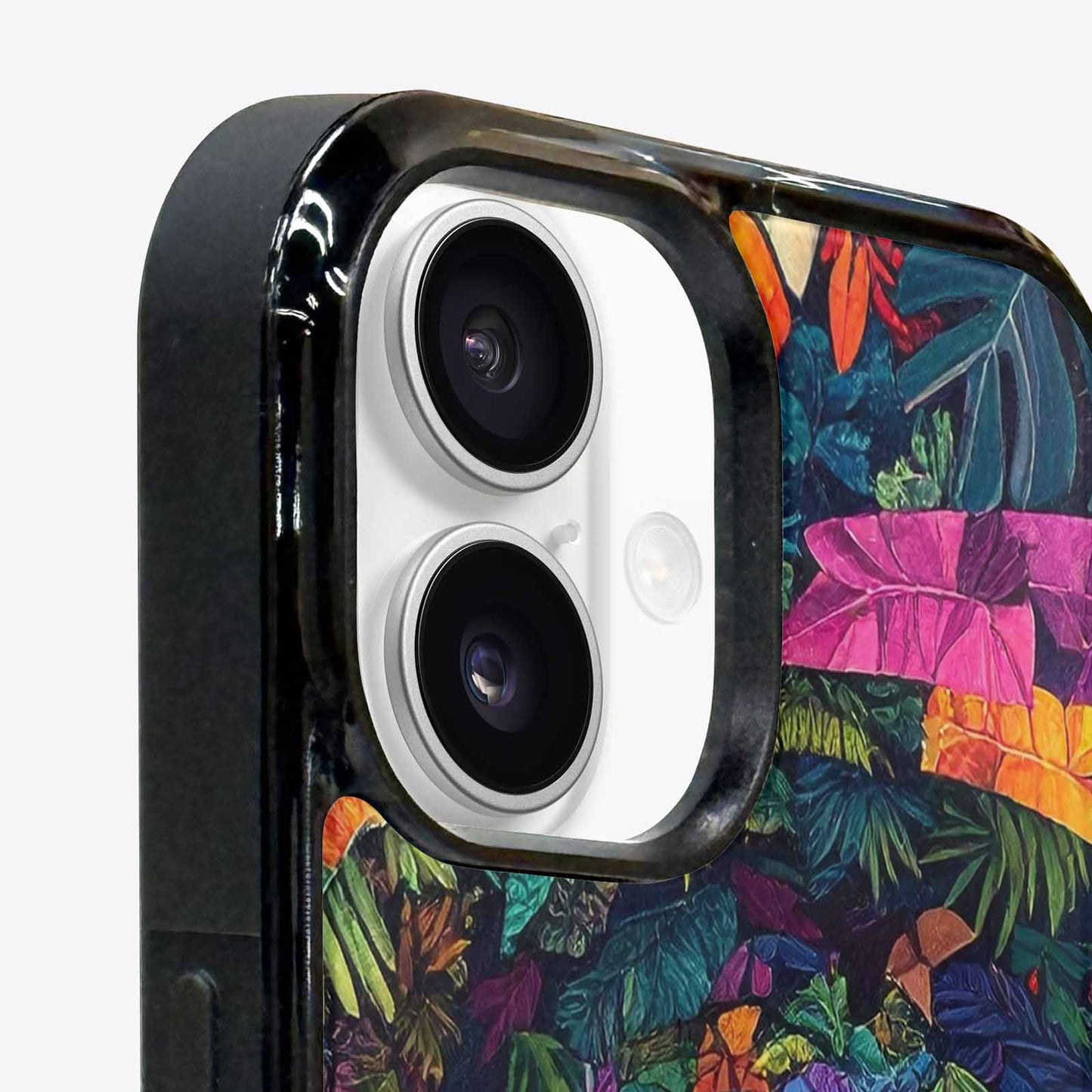 iPhone 16 Case — Toucan Jungle Toucan Jungle Pattern Hundreds, Custom Printed Phone Case