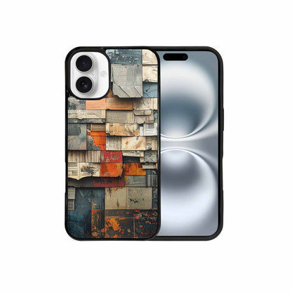 iPhone 16 Plus Case — Distressed Grunge Texture Pattern Hundreds Of, Custom Printed Phone Case
