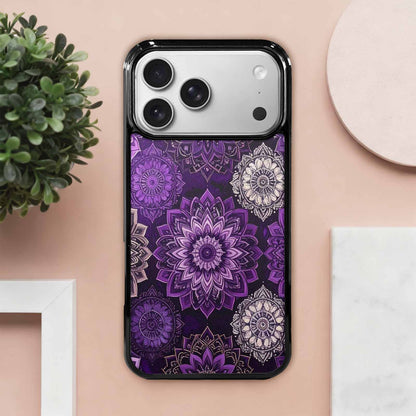 iPhone 17 Pro Max Case — Small Mandala Pattern, Randomly Floral, Unique Phone Case Design