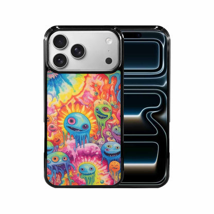 iPhone 17 Pro Max Case — Aliens Tie Dyemelting Aliens Tie Dye, Custom Art Phone Cover