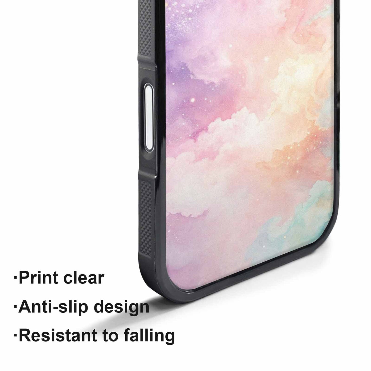 iPhone 17 Pro Case — Galaxy Texture In Soft Pastel Galaxy, Original Design Phone Case