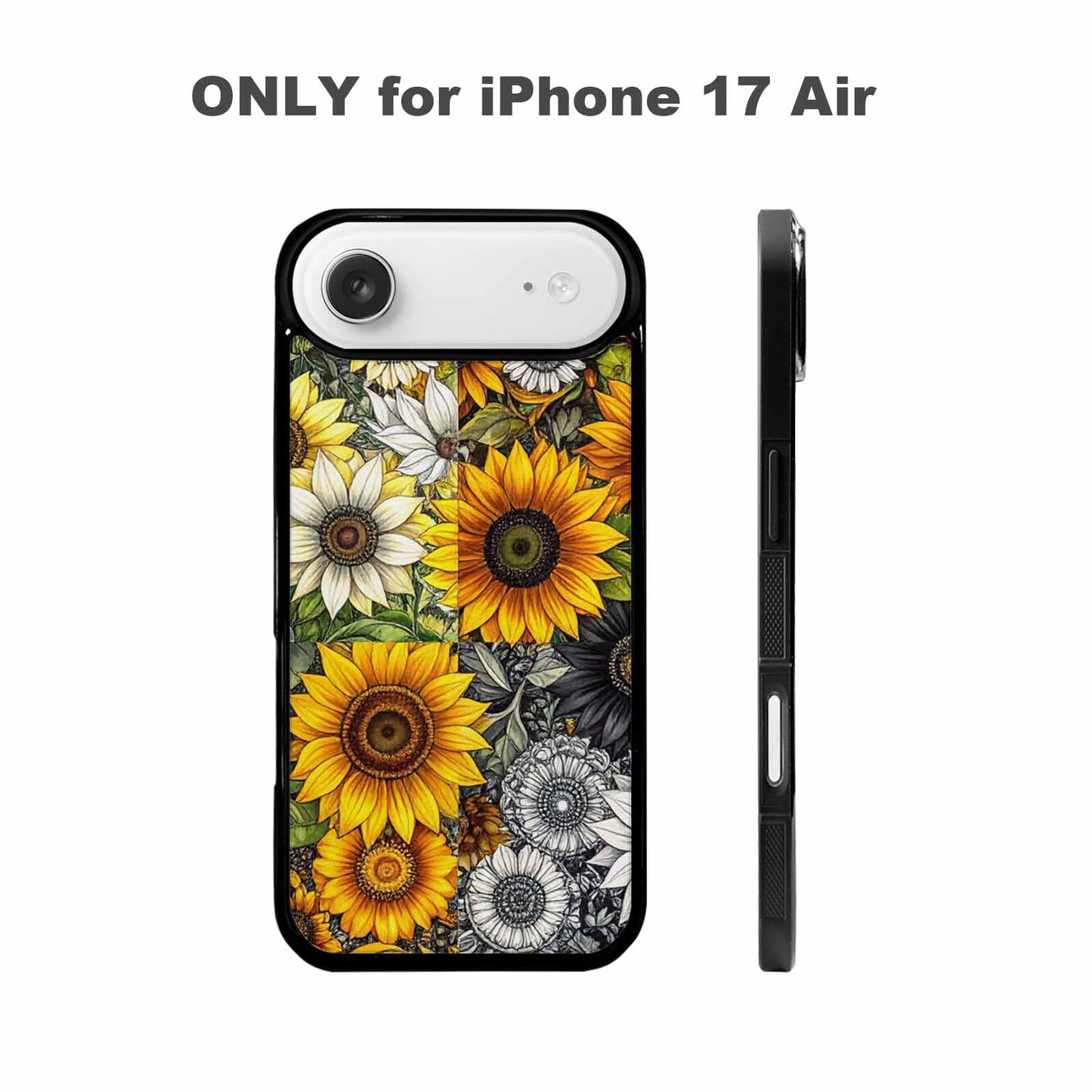 iPhone 17 Air Case — Small Sunflower Pattern Randomly Varying Floral, Personalized Phone Case