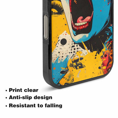 iPhone 16 Pro Max Case — Comic Book Scream Comic Book Scream, Custom Art Phone Cover